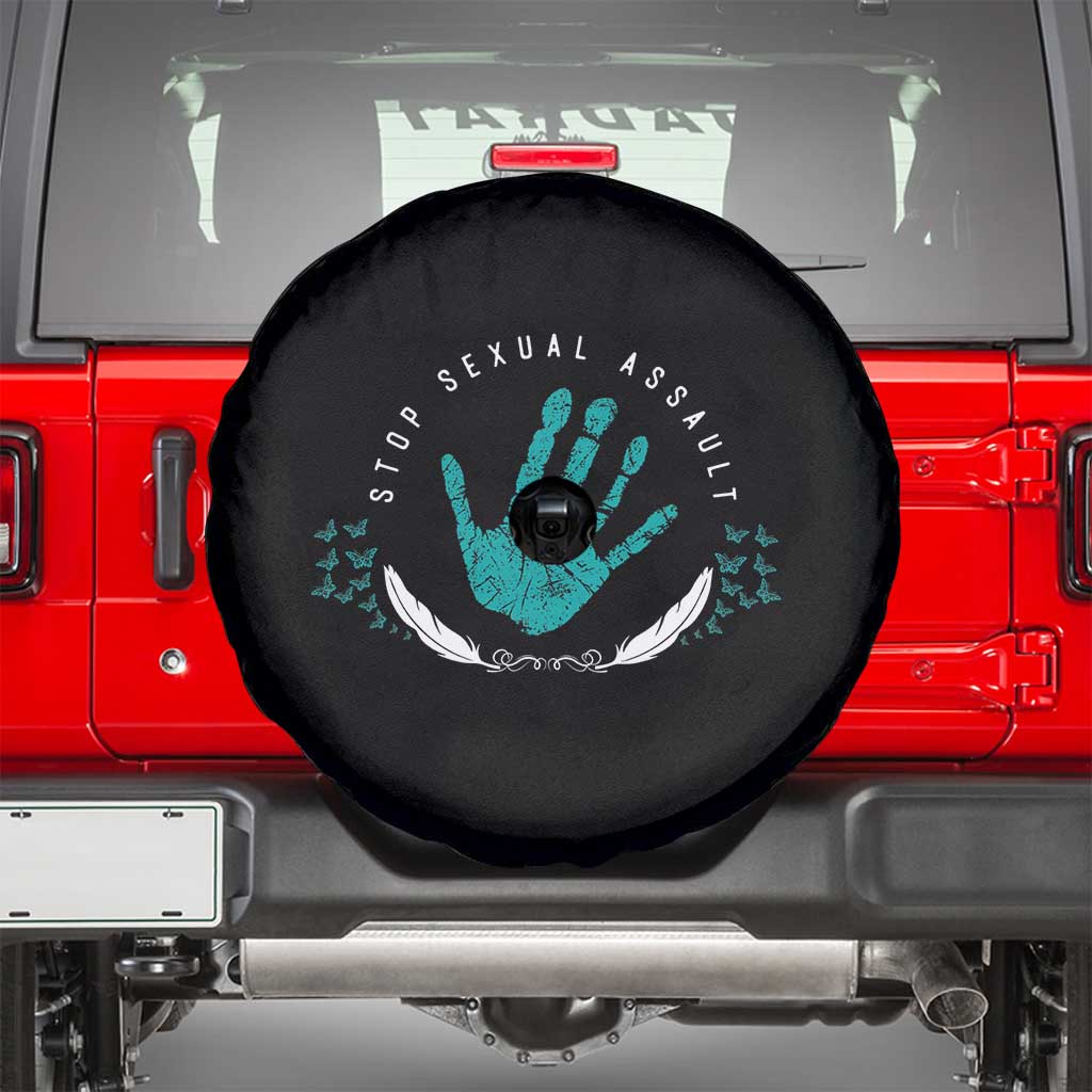 Stop Sexual Assault Awareness Survivor Spare Tire Cover