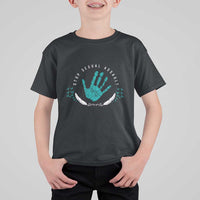 Stop Sexual Assault Awareness Survivor T Shirt For Kid