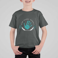 Stop Sexual Assault Awareness Survivor T Shirt For Kid