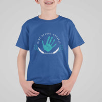 Stop Sexual Assault Awareness Survivor T Shirt For Kid