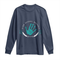Stop Sexual Assault Awareness Survivor Long Sleeve Shirt