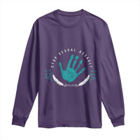 Stop Sexual Assault Awareness Survivor Long Sleeve Shirt