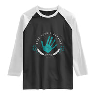 Stop Sexual Assault Awareness Survivor Raglan Shirt