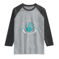 Stop Sexual Assault Awareness Survivor Raglan Shirt