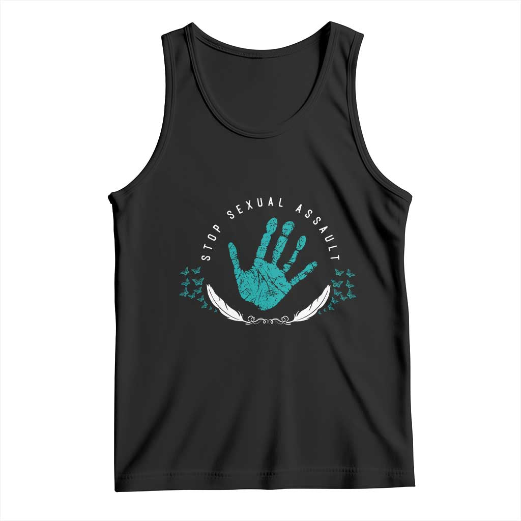Stop Sexual Assault Awareness Survivor Tank Top