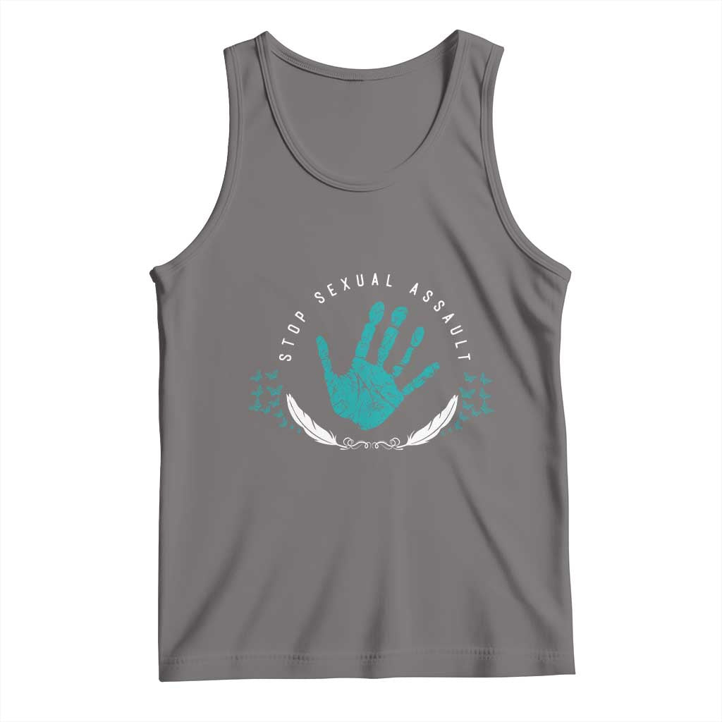 Stop Sexual Assault Awareness Survivor Tank Top