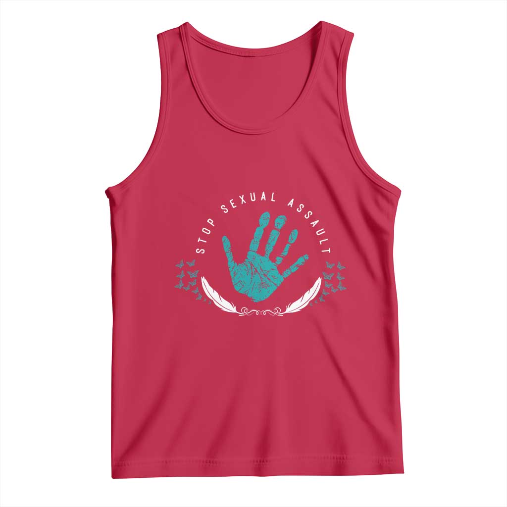 Stop Sexual Assault Awareness Survivor Tank Top