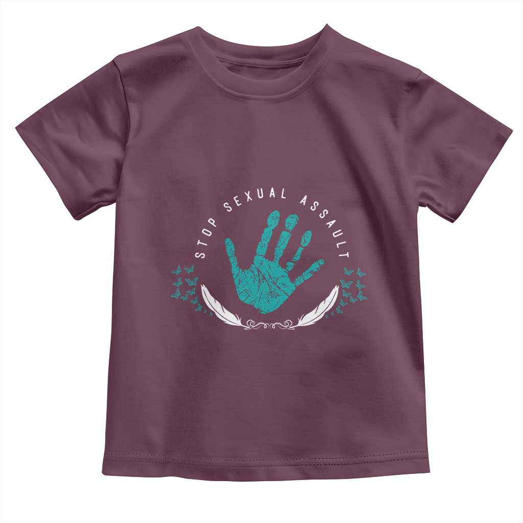 Stop Sexual Assault Awareness Survivor Toddler T Shirt