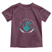 Stop Sexual Assault Awareness Survivor Toddler T Shirt