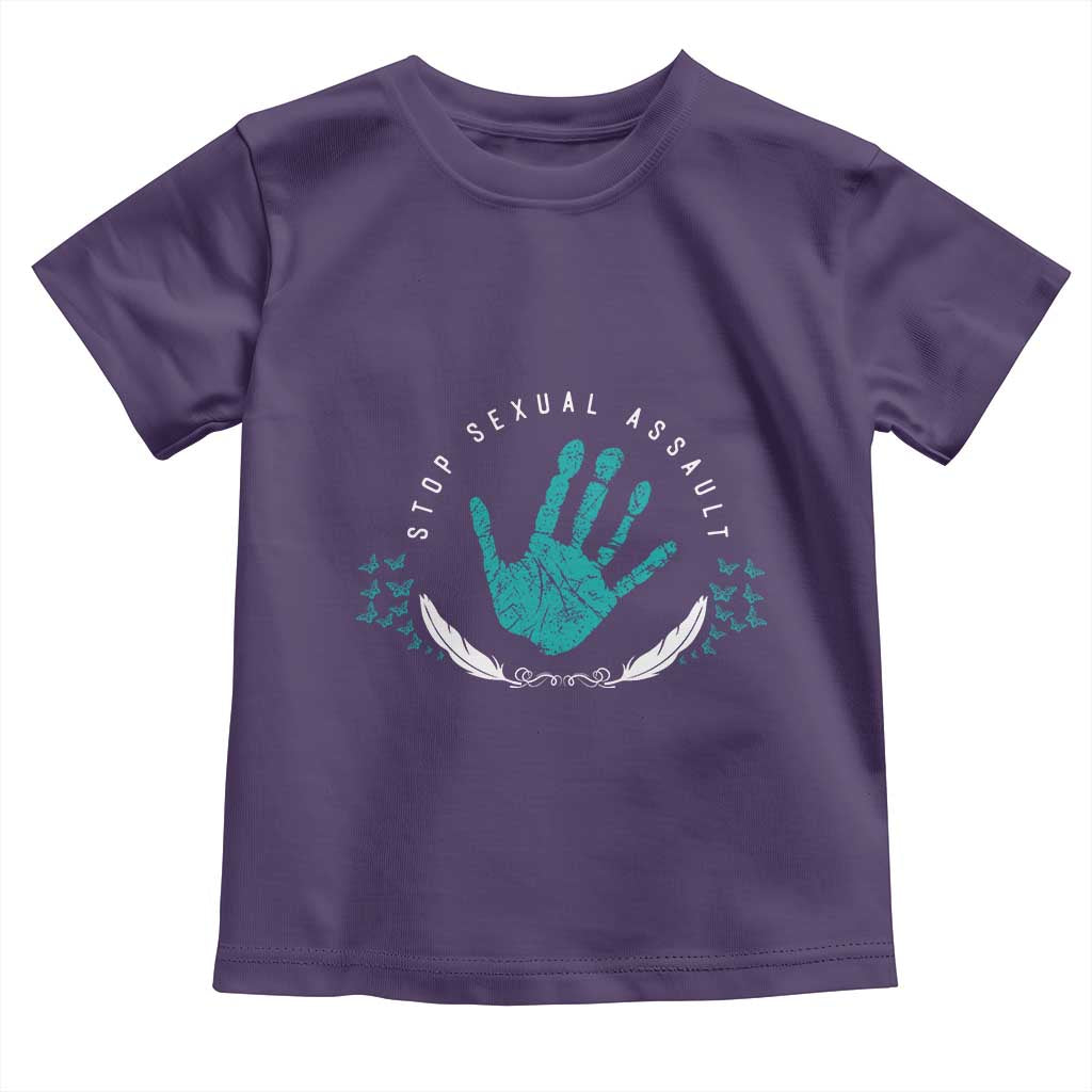 Stop Sexual Assault Awareness Survivor Toddler T Shirt