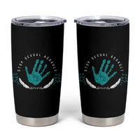 Stop Sexual Assault Awareness Survivor Tumbler Cup