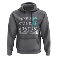Sexual Assault Awareness Month Hoodie Stand Against Sexual Assault & Domestic Violence