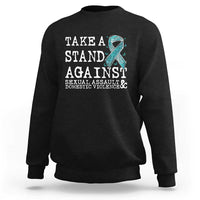 Sexual Assault Awareness Month Sweatshirt Stand Against Sexual Assault & Domestic Violence