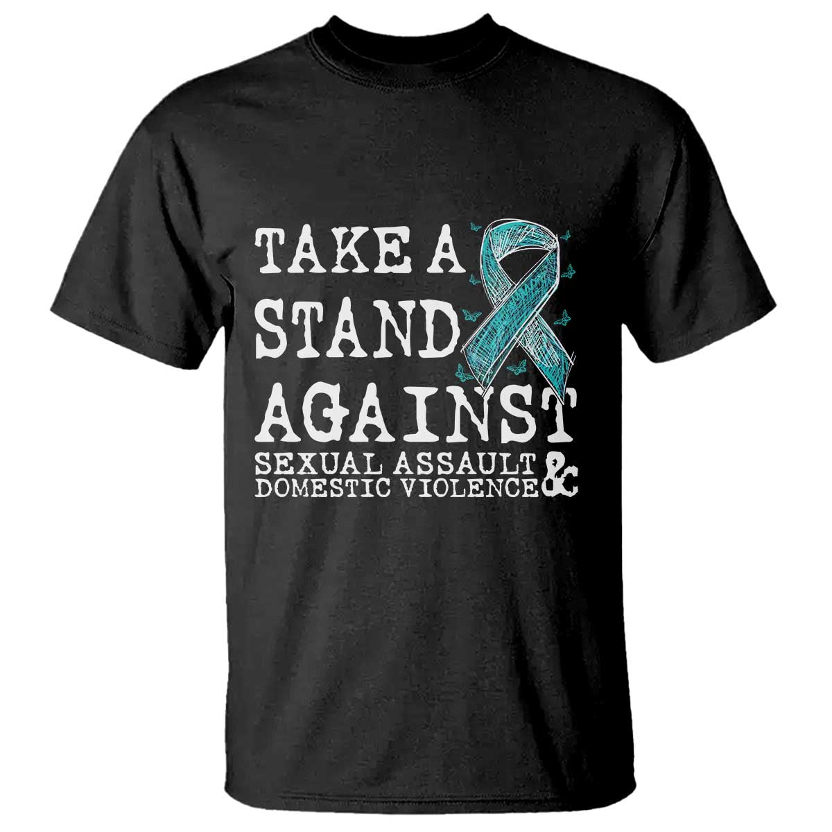 Sexual Assault Awareness Month T Shirt Stand Against Sexual Assault & Domestic Violence