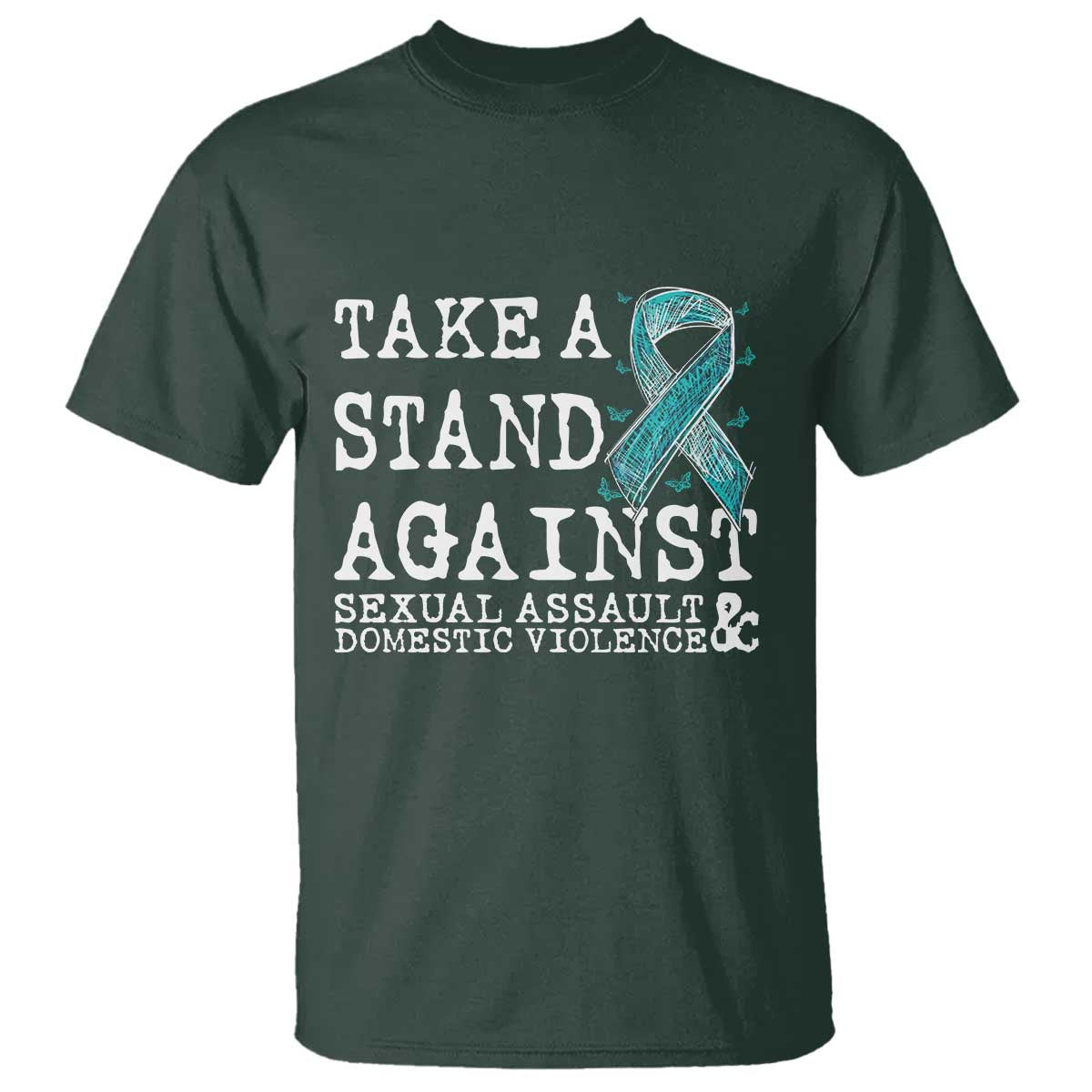 Sexual Assault Awareness Month T Shirt Stand Against Sexual Assault & Domestic Violence