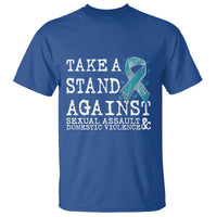Sexual Assault Awareness Month T Shirt Stand Against Sexual Assault & Domestic Violence