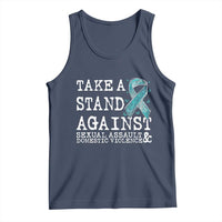 Sexual Assault Awareness Month Tank Top Stand Against Sexual Assault & Domestic Violence