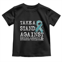 Sexual Assault Awareness Month Toddler T Shirt Stand Against Sexual Assault & Domestic Violence