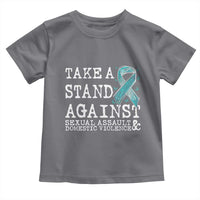Sexual Assault Awareness Month Toddler T Shirt Stand Against Sexual Assault & Domestic Violence