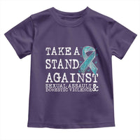Sexual Assault Awareness Month Toddler T Shirt Stand Against Sexual Assault & Domestic Violence
