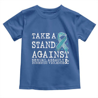 Sexual Assault Awareness Month Toddler T Shirt Stand Against Sexual Assault & Domestic Violence