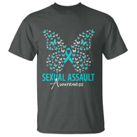 Sexual Assault Awareness Butterfly Ribbon T Shirt