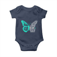 I Wear Teal For Sexual Assault Awareness Baby Onesie