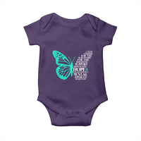 I Wear Teal For Sexual Assault Awareness Baby Onesie