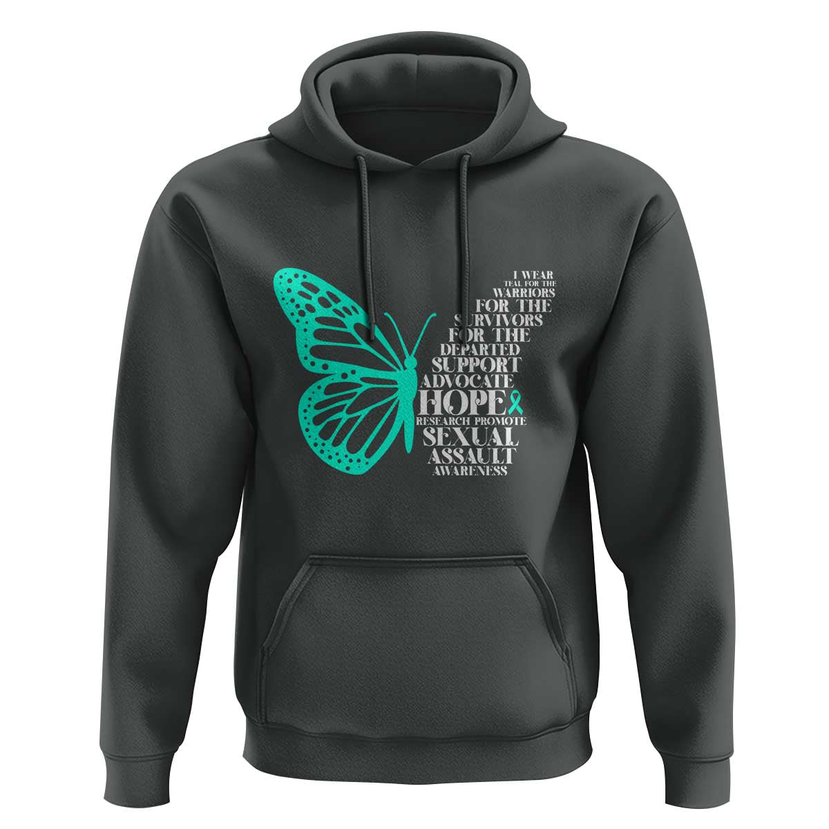 I Wear Teal For Sexual Assault Awareness Hoodie