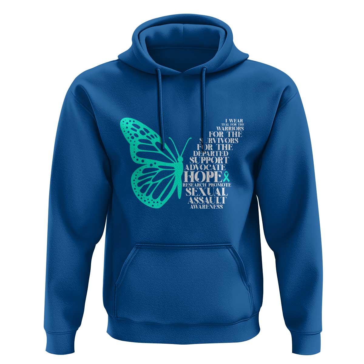 I Wear Teal For Sexual Assault Awareness Hoodie