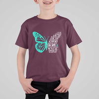 I Wear Teal For Sexual Assault Awareness T Shirt For Kid