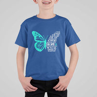 I Wear Teal For Sexual Assault Awareness T Shirt For Kid