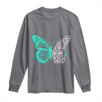I Wear Teal For Sexual Assault Awareness Long Sleeve Shirt