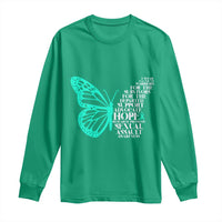 I Wear Teal For Sexual Assault Awareness Long Sleeve Shirt