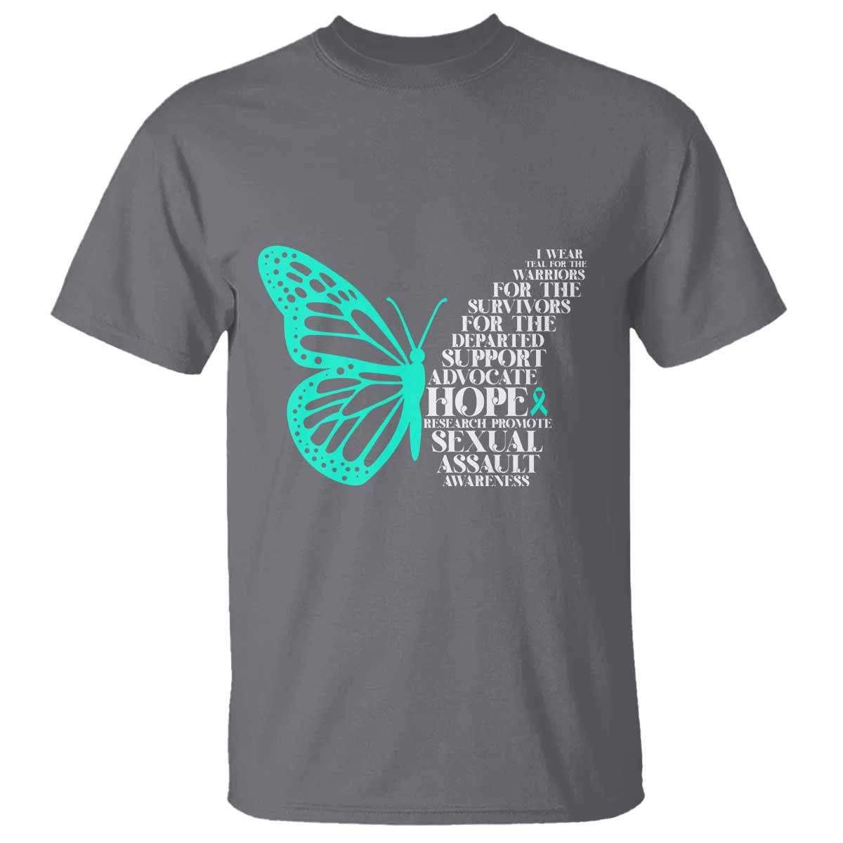 I Wear Teal For Sexual Assault Awareness T Shirt