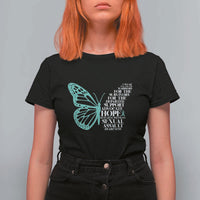 I Wear Teal For Sexual Assault Awareness T Shirt For Women