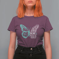I Wear Teal For Sexual Assault Awareness T Shirt For Women