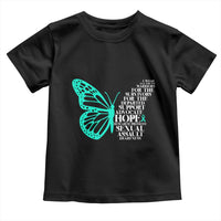I Wear Teal For Sexual Assault Awareness Toddler T Shirt