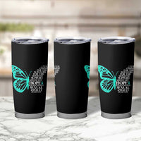 I Wear Teal For Sexual Assault Awareness Tumbler Cup