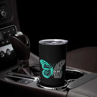 I Wear Teal For Sexual Assault Awareness Tumbler Cup