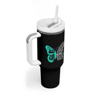 I Wear Teal For Sexual Assault Awareness Tumbler With Handle