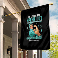Sexual Assault Awareness Garden Flag Be Strong And Speak Out Against Sexual Violence