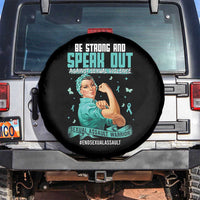 Sexual Assault Awareness Spare Tire Cover Be Strong And Speak Out Against Sexual Violence