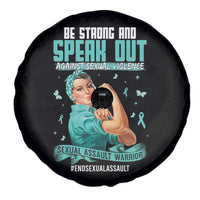 Sexual Assault Awareness Spare Tire Cover Be Strong And Speak Out Against Sexual Violence