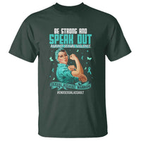 Sexual Assault Awareness T Shirt Be Strong And Speak Out Against Sexual Violence