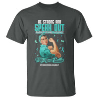 Sexual Assault Awareness T Shirt Be Strong And Speak Out Against Sexual Violence
