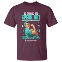 Sexual Assault Awareness T Shirt Be Strong And Speak Out Against Sexual Violence