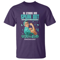 Sexual Assault Awareness T Shirt Be Strong And Speak Out Against Sexual Violence