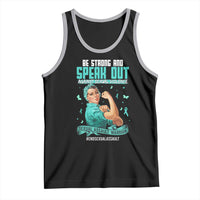 Sexual Assault Awareness Tank Top Be Strong And Speak Out Against Sexual Violence