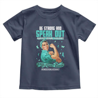 Sexual Assault Awareness Toddler T Shirt Be Strong And Speak Out Against Sexual Violence